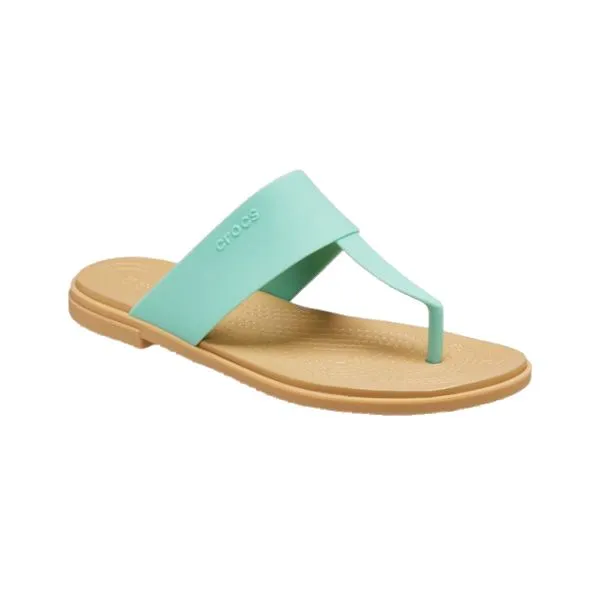כפכפי קרוקס לנשים Crocs Tulum flip Jade Stone 206752-3UG