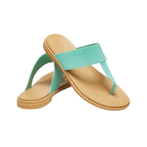 כפכפי קרוקס לנשים Crocs Tulum flip Jade Stone 206752-3UG