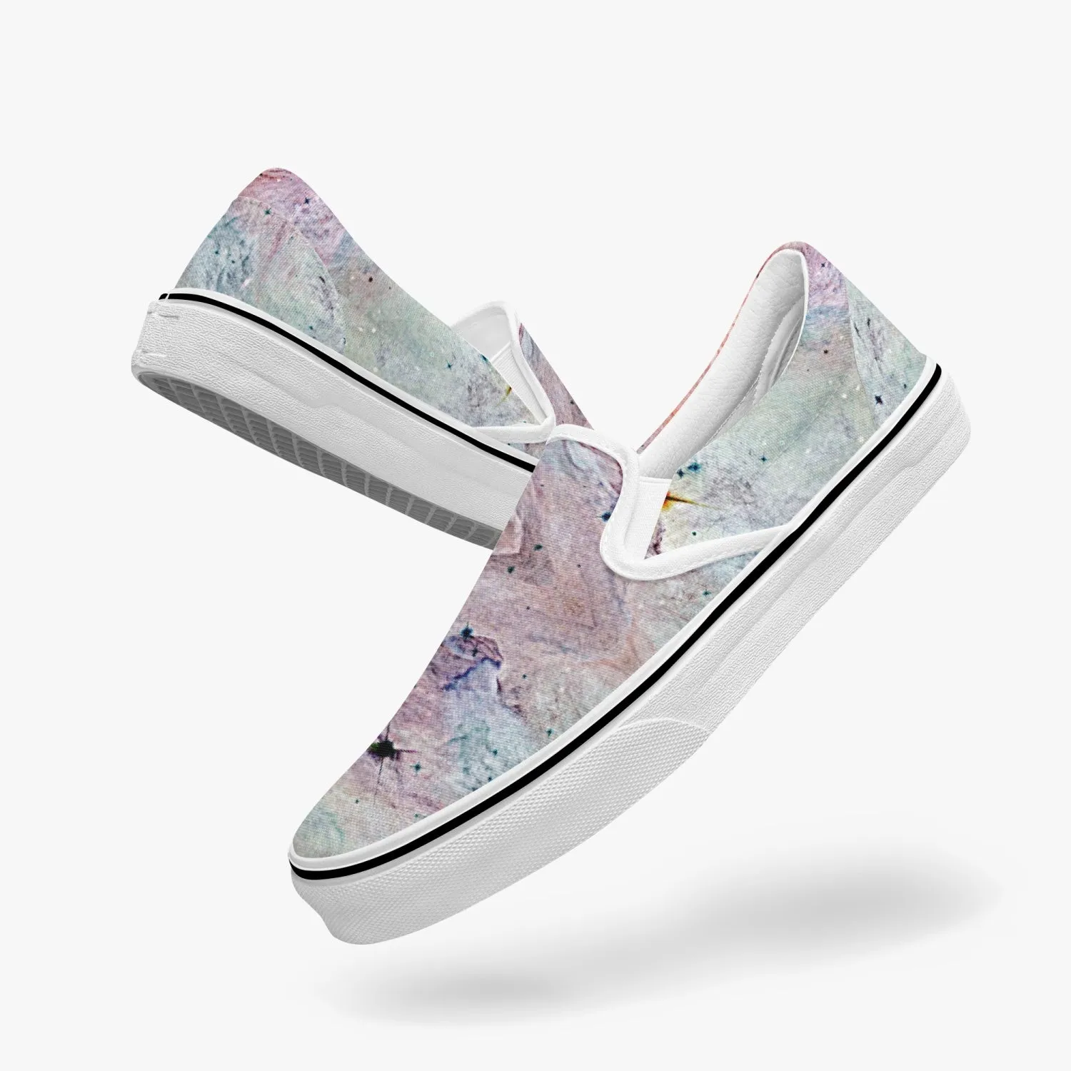 Aphrodite Split-Style Psychedelic Slip-On Shoes