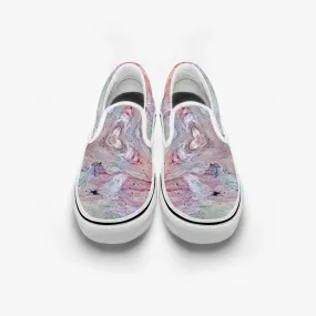 Aphrodite Split-Style Psychedelic Slip-On Shoes