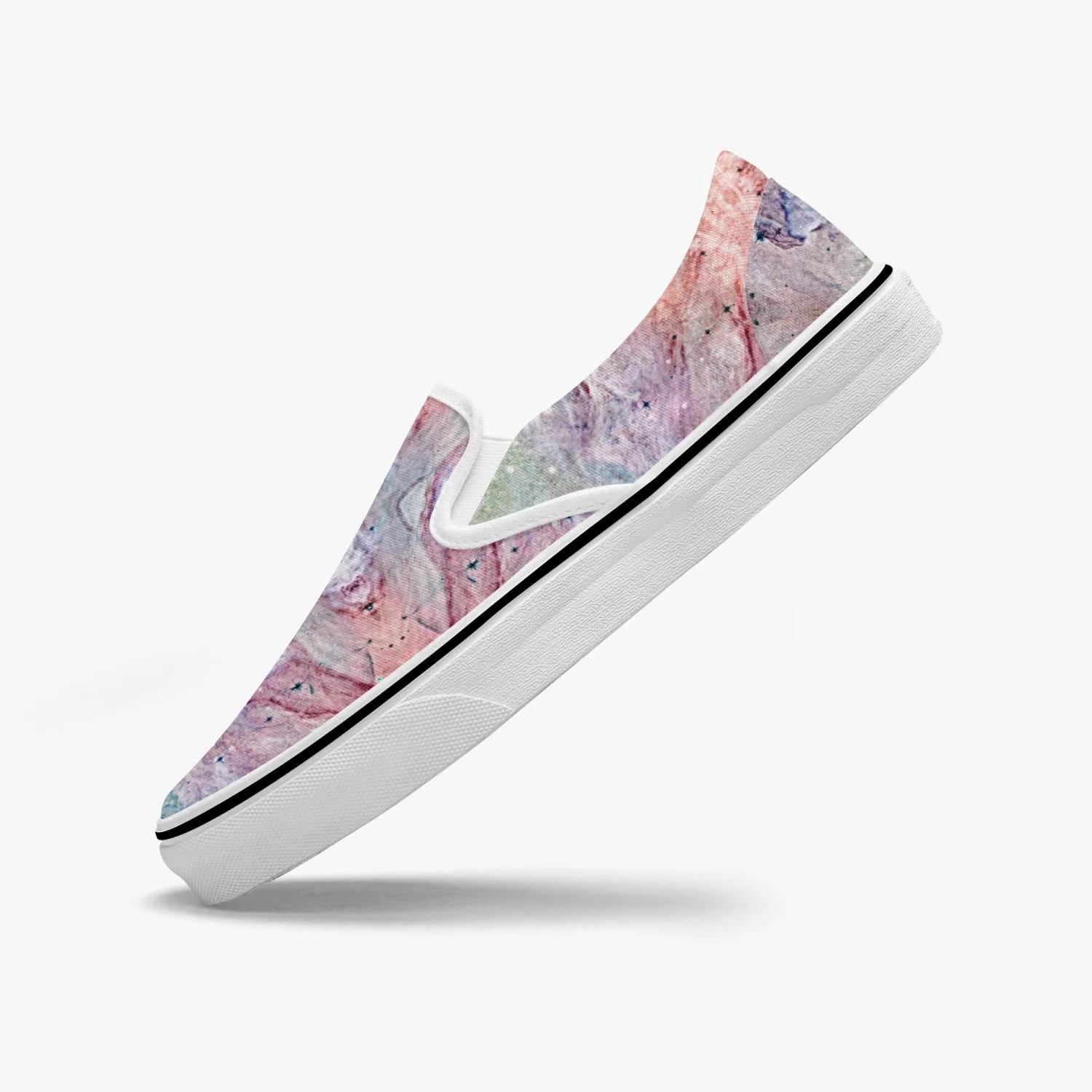 Aphrodite Split-Style Psychedelic Slip-On Shoes