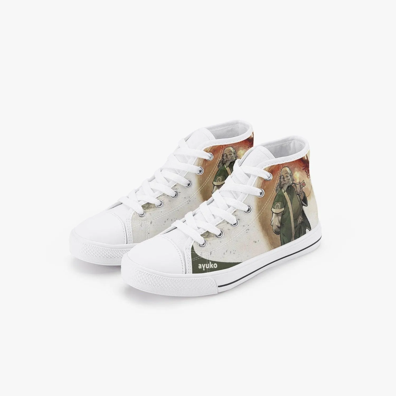 Avatar The Last Airbender Iroh Kids A-Star High Anime Shoes