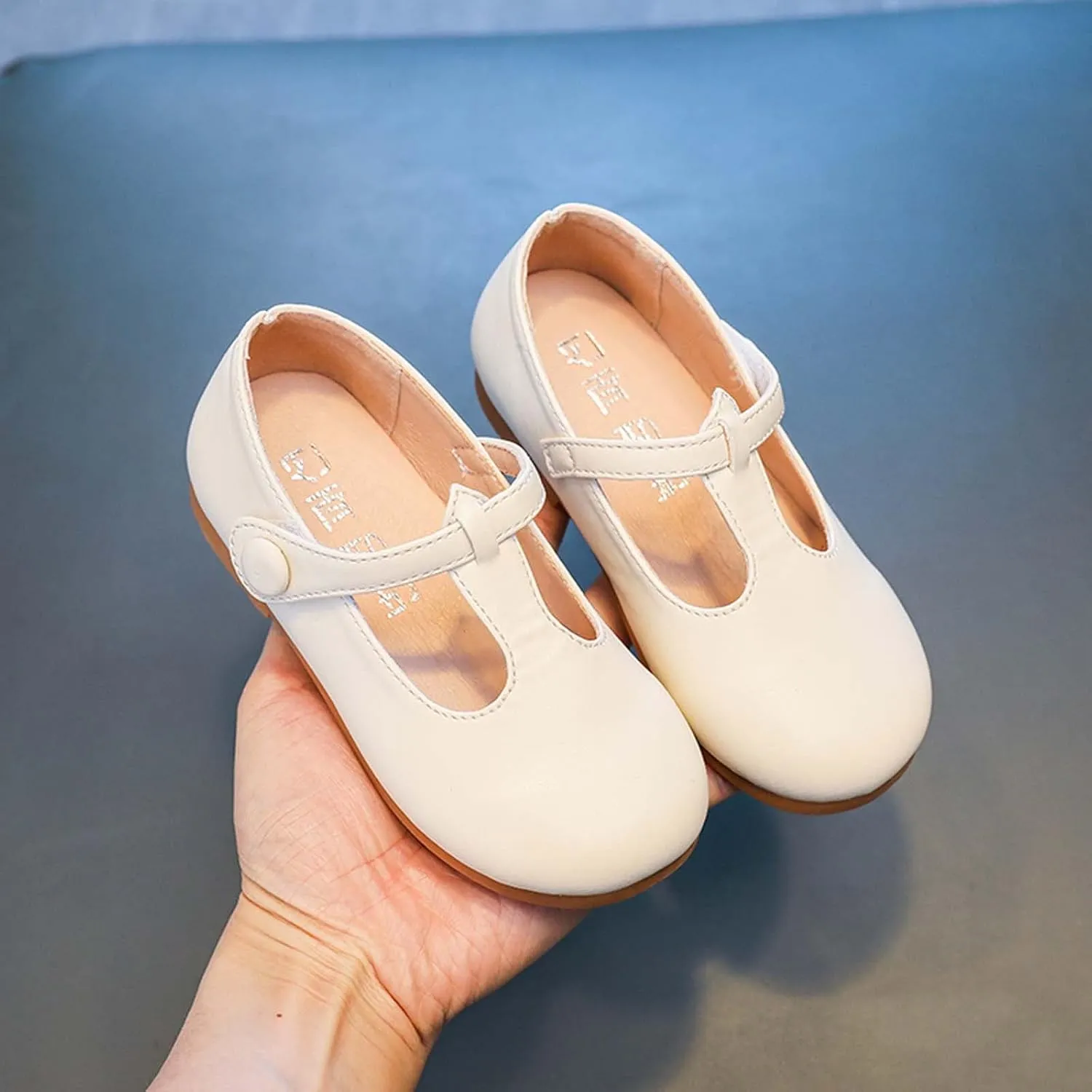Baby Girl Princess Shoes Slip On Children's Soft-soled Baotou Anti-collision Sandals Soft-soled Dance Leather Shoes