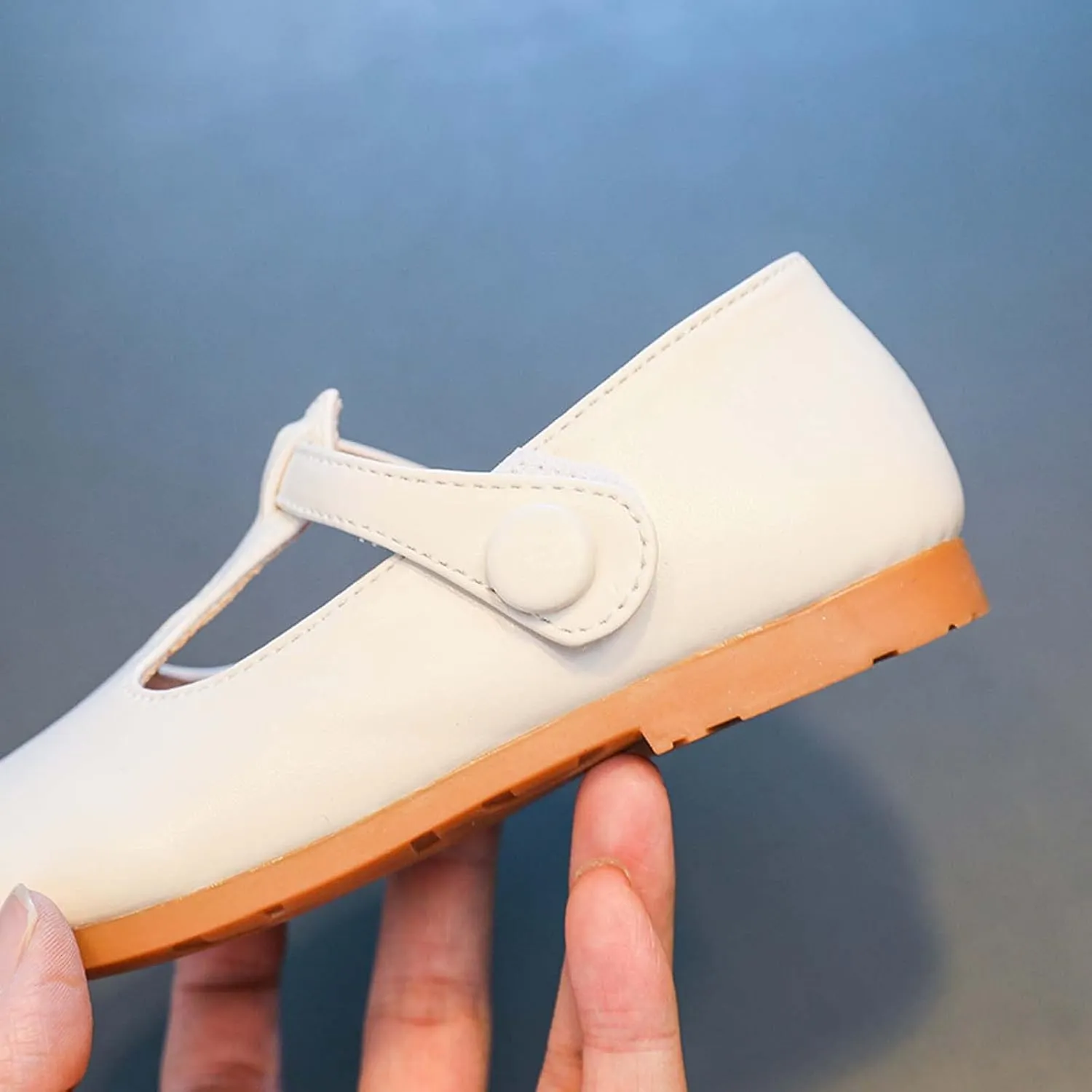 Baby Girl Princess Shoes Slip On Children's Soft-soled Baotou Anti-collision Sandals Soft-soled Dance Leather Shoes