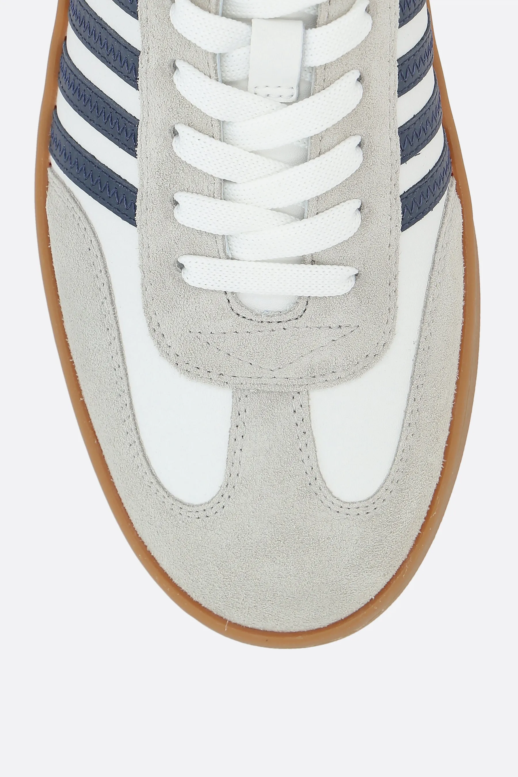 Boxer Leather and Suede Sneakers