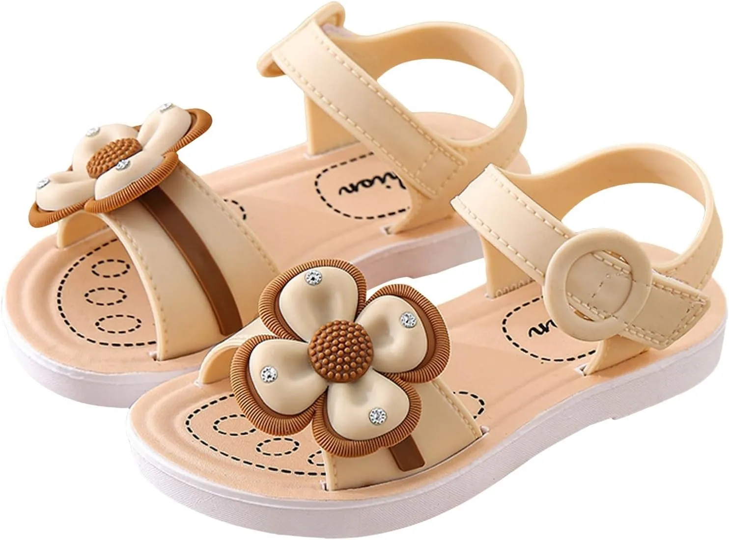 Children Shoes Comfortable Soft SSole Sandals Fashionable Flower Beach Sandals Shoes Toddler Slippers Size Kids Slippers