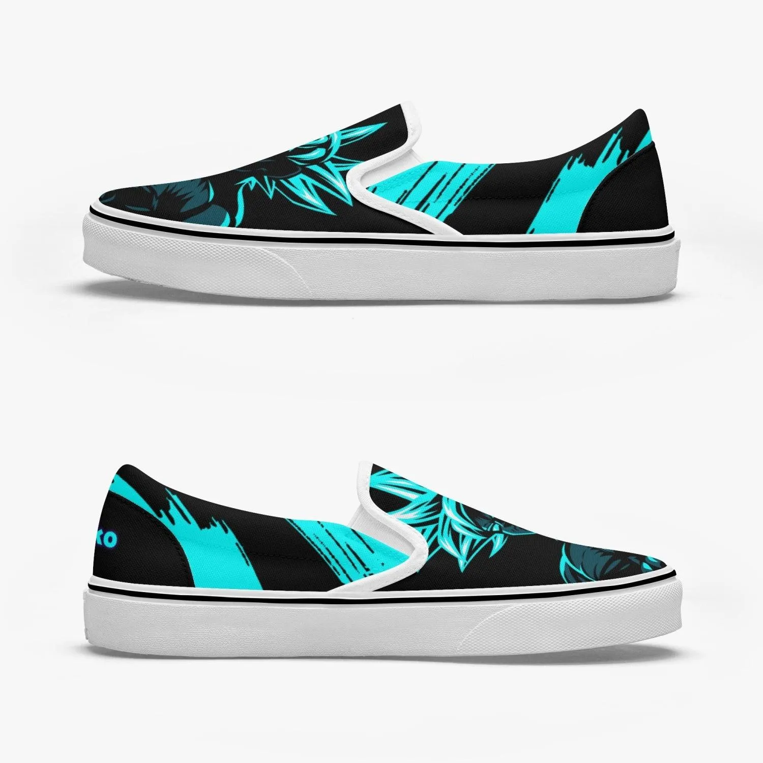 Dragonball Z Goku and Vegeta Slip Ons Anime Shoes