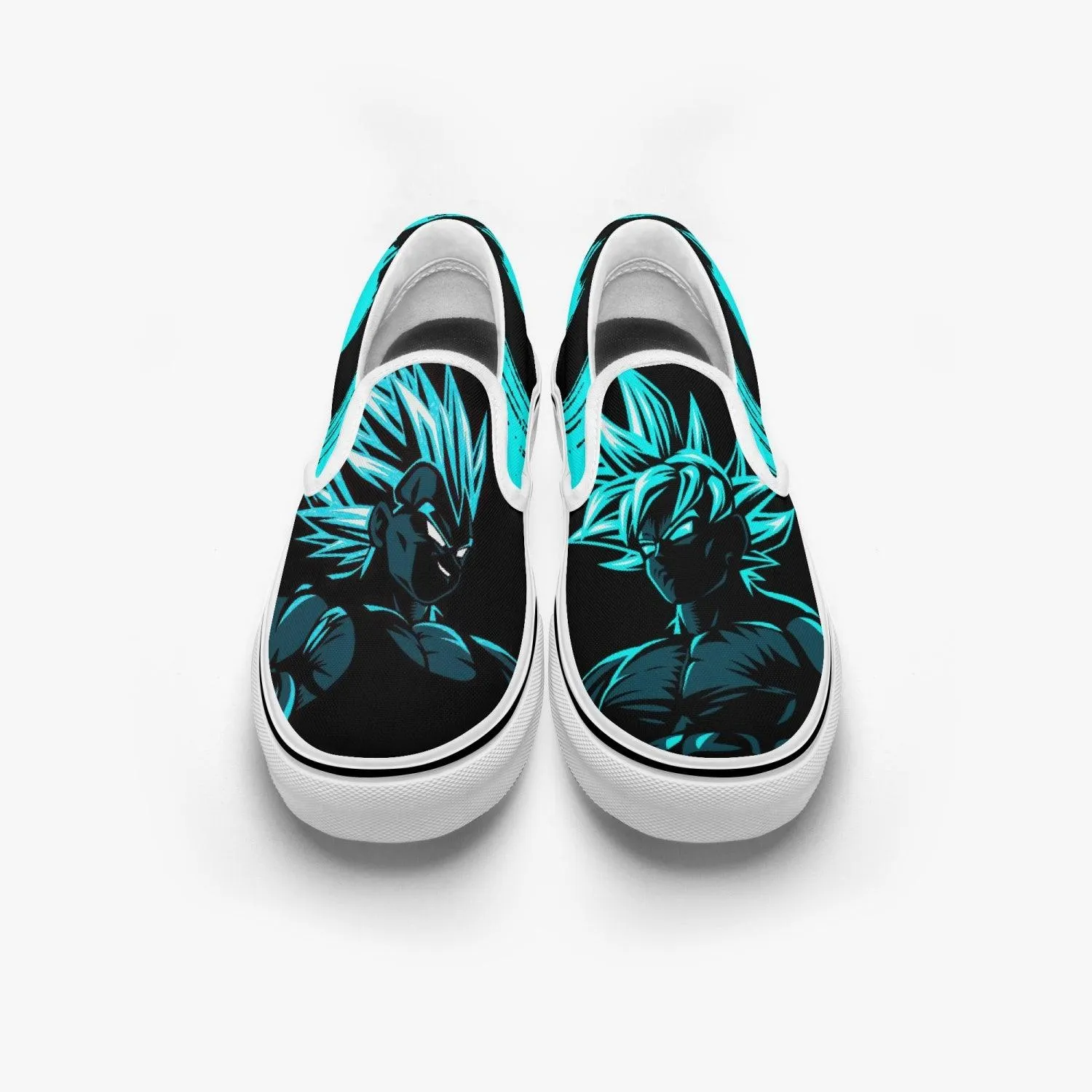 Dragonball Z Goku and Vegeta Slip Ons Anime Shoes