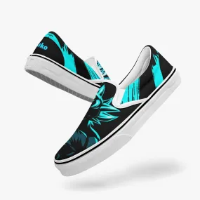 Dragonball Z Goku and Vegeta Slip Ons Anime Shoes