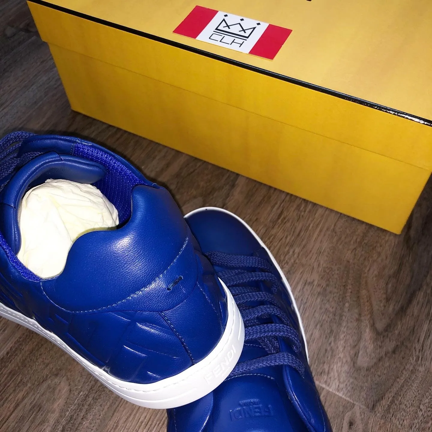 FENDI “FF” MOTIF LOW-TOP SNEAKERS