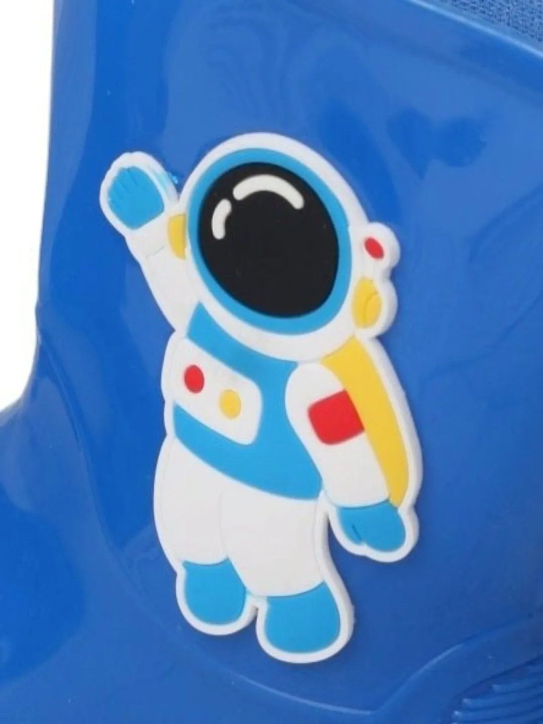 Galactic Blue Astronaut Rain Boots For Boys