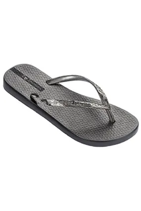 IPANEMA LADIES GLAM FLIPFLOPS - GRAPHITE