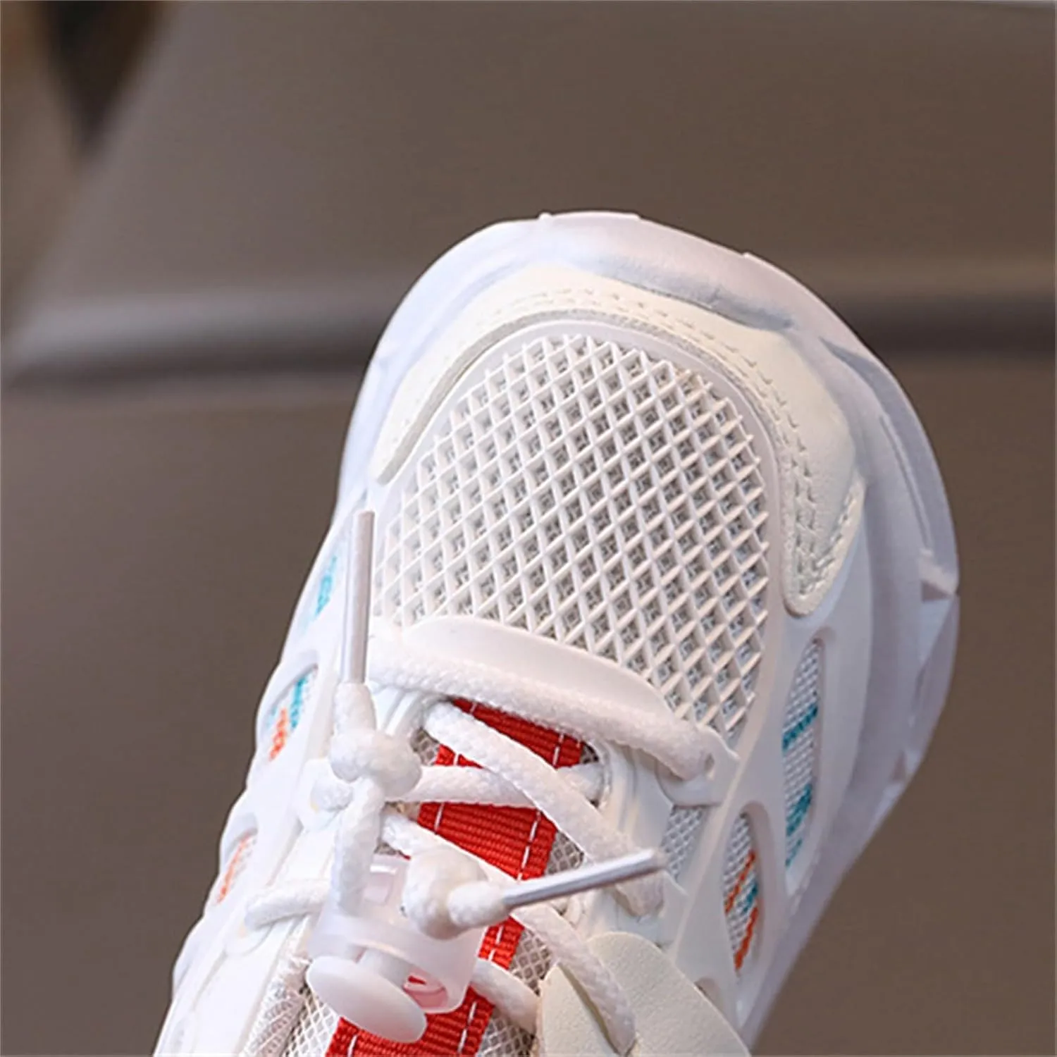 Kids LED Light Sneakers Boys Girls Adjustable Strap Luminous Sport Walking Shoes Mesh Breathable Running Shoes