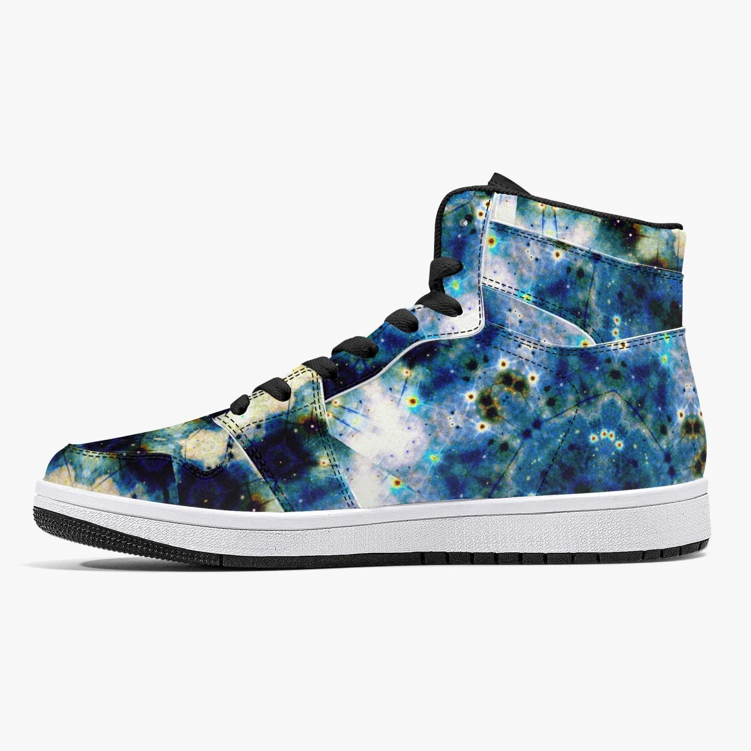 Kithin Psychedelic Split-Style High-Top Sneakers