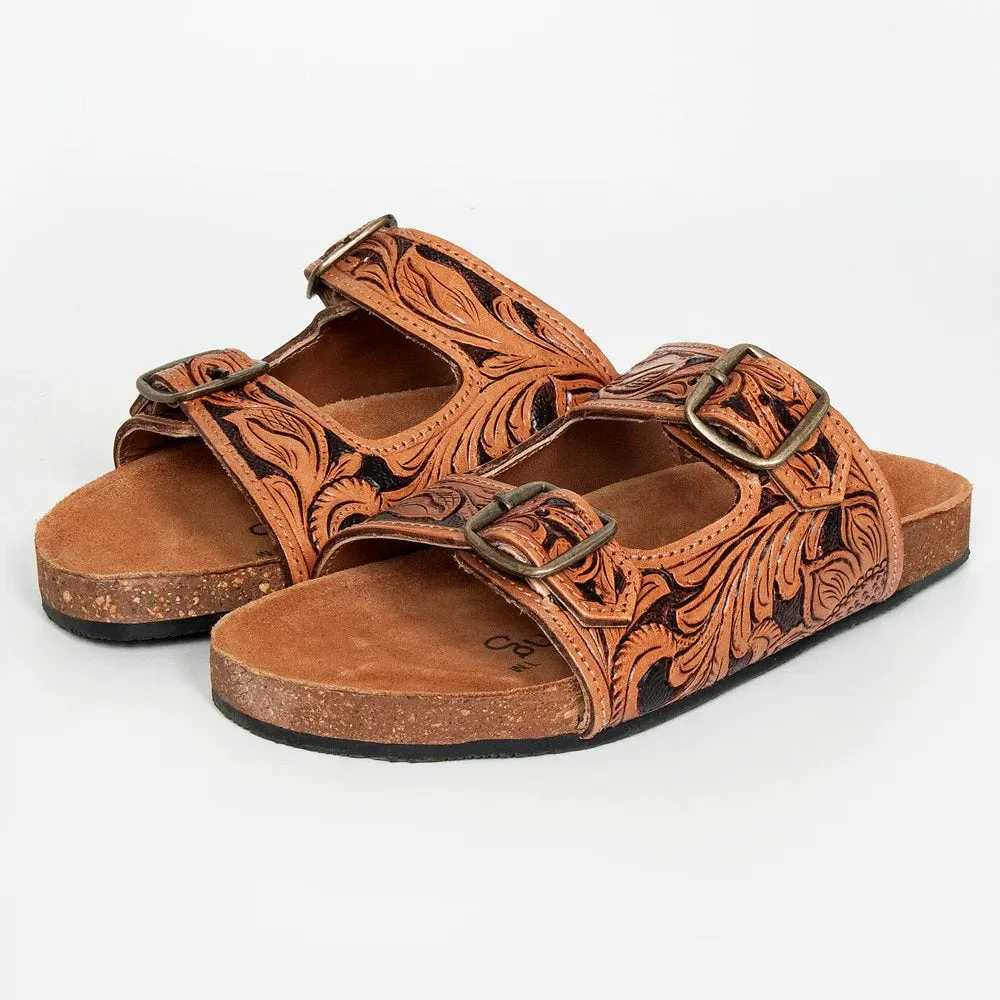 Knob Creek Western Leather Sandals