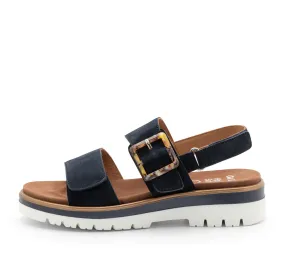 Marbella Women's Adjustable Sandal - Navy 02