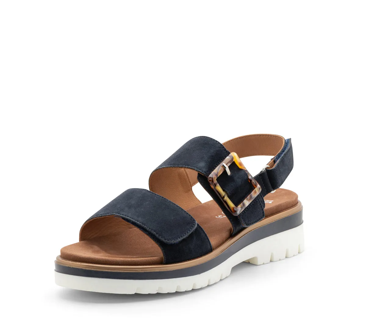 Marbella Women's Adjustable Sandal - Navy 02