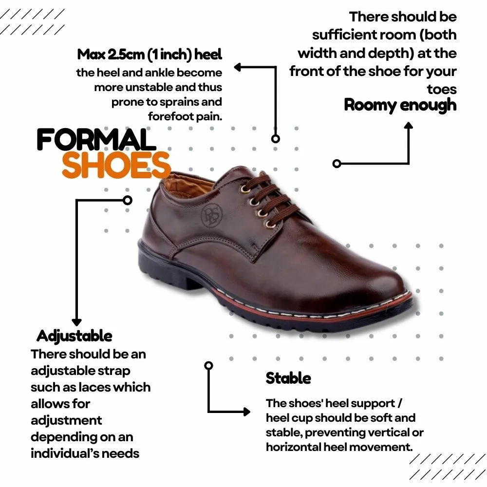 Men's faux Leather Slip On Formal Shoes Anti Skid Sole shoes for men.