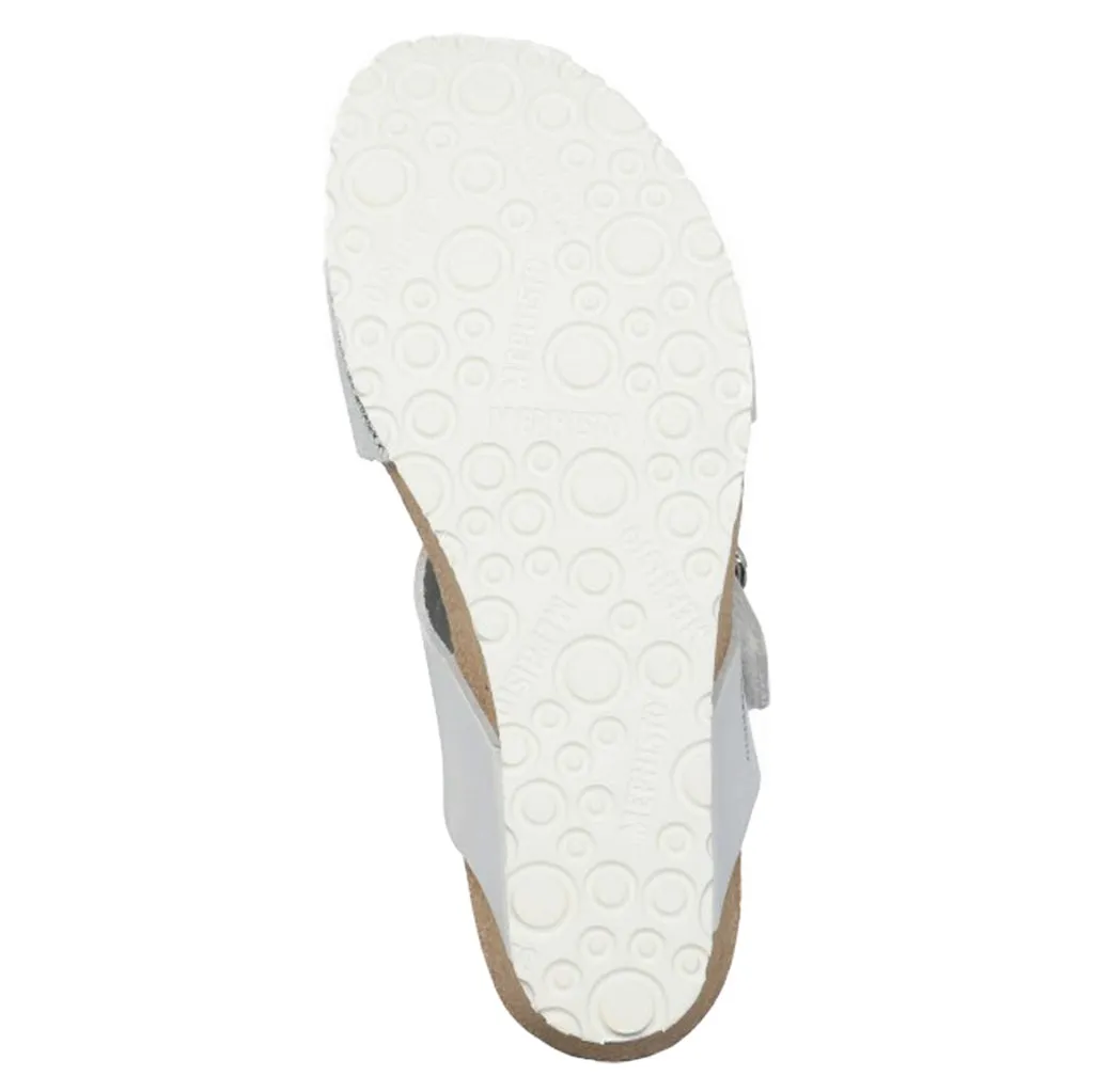 Mephisto Lissandra Full Grain Printed Leather Women's Wedge Sandals