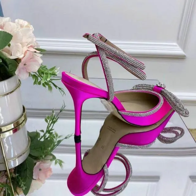 Princess Embellished Tie Up Heels