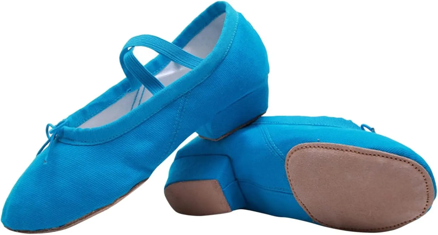 Sandals Women Comfortable Walking Women's Canvas Dance Shoes Soft Soled Training Shoes Ballet Shoes Business Heels Women