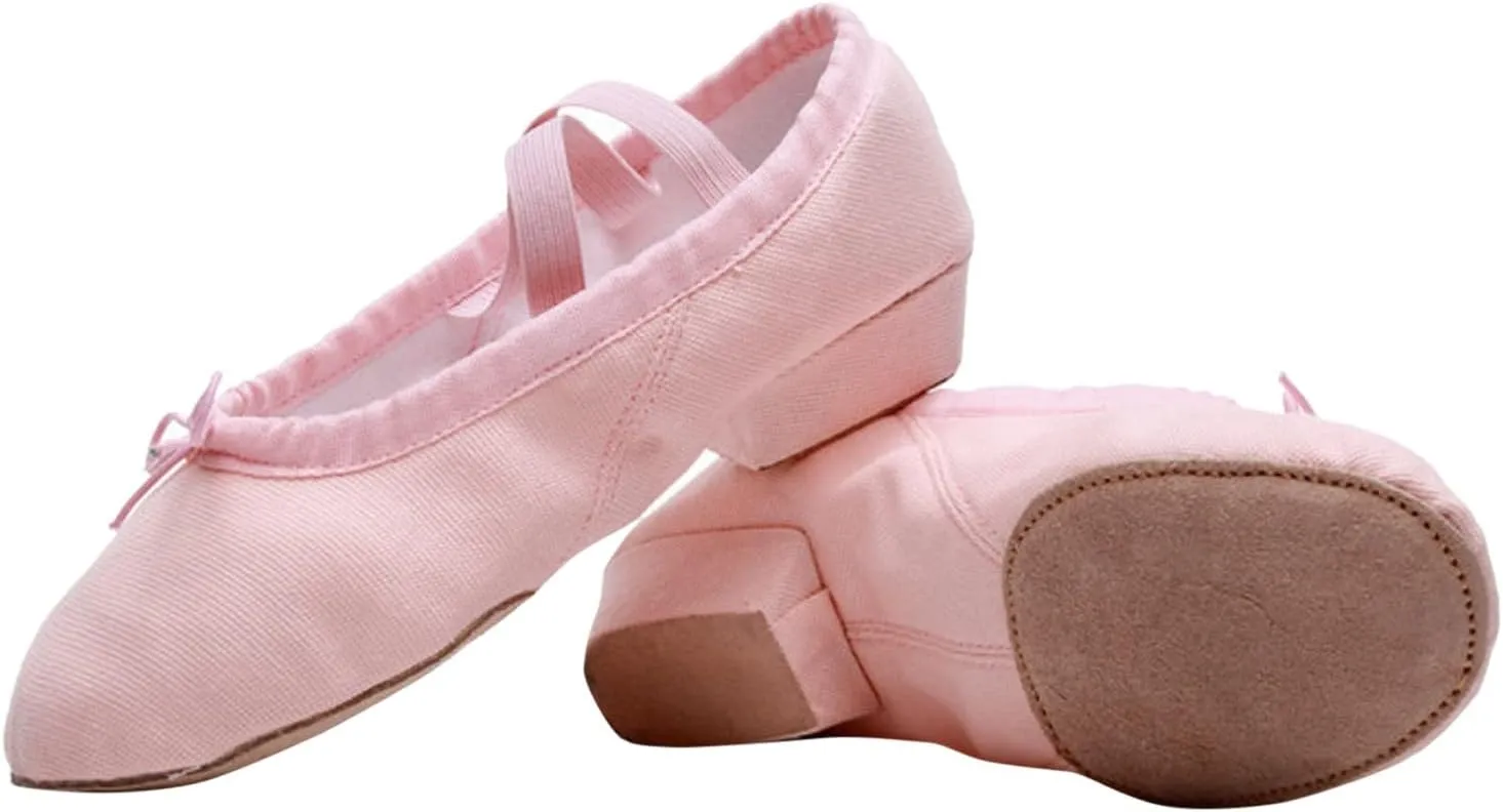 Sandals Women Comfortable Walking Women's Canvas Dance Shoes Soft Soled Training Shoes Ballet Shoes Business Heels Women