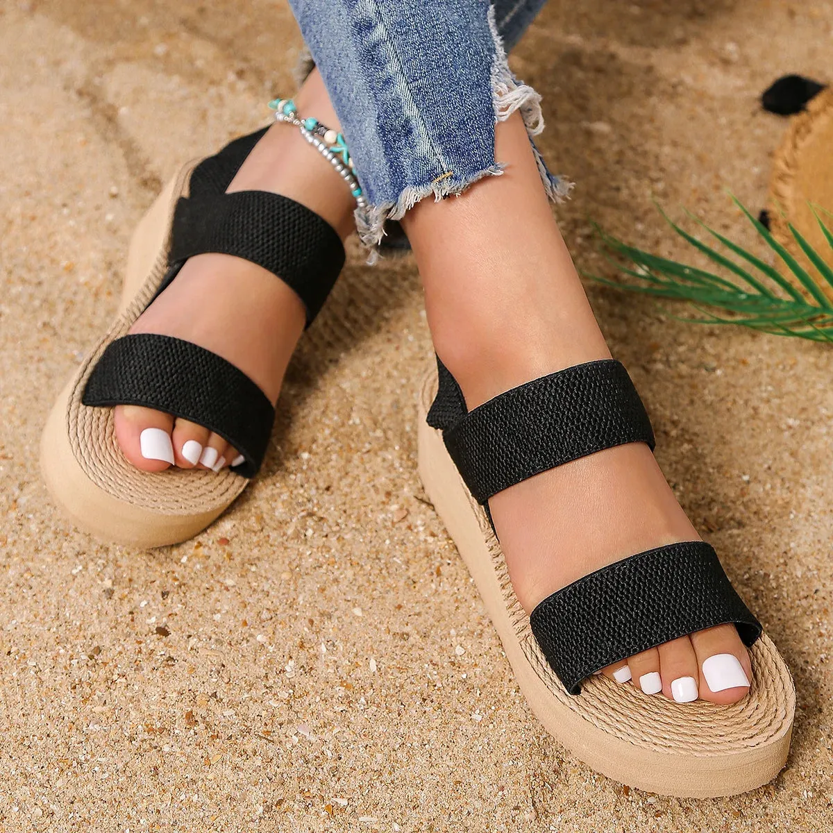 soft soled high-heeled sandals™