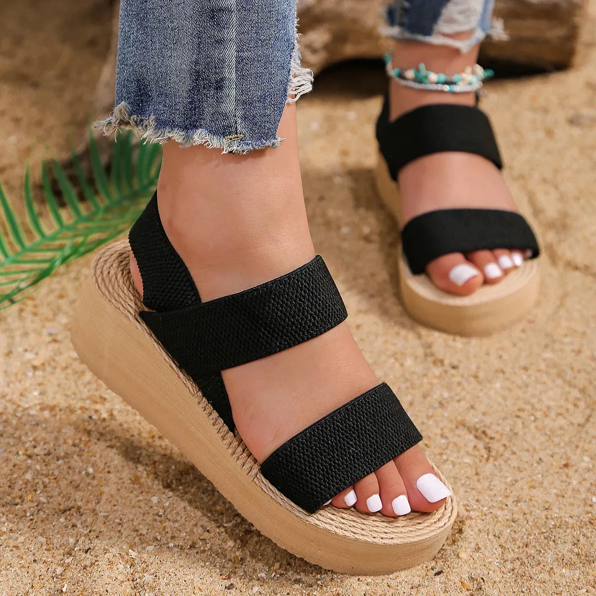 soft soled high-heeled sandals™