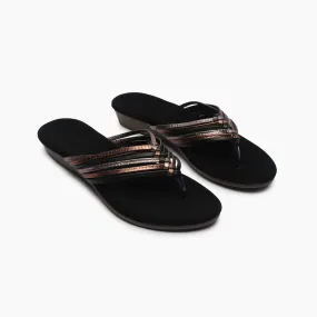 Split Strapped Flats
