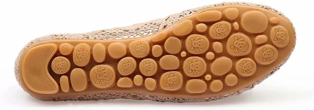 Stunner Women's Cut Out Breathable Lace Ballet Flats