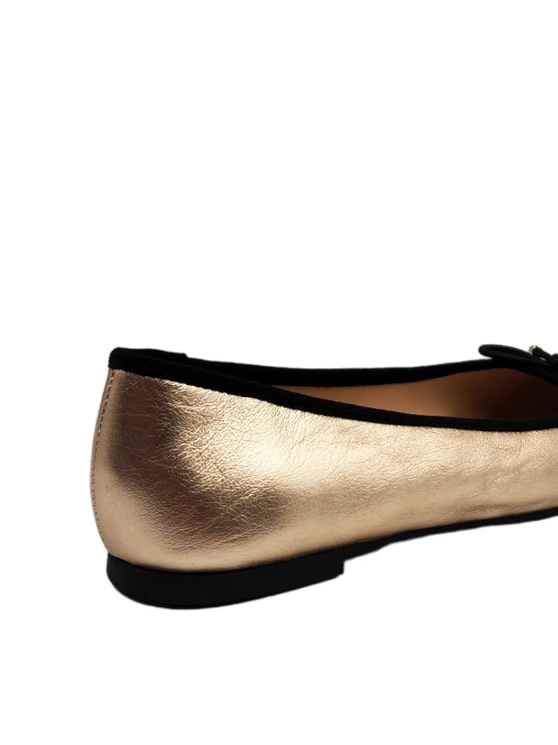 Sweet Carolyn Contrast Toe Flats