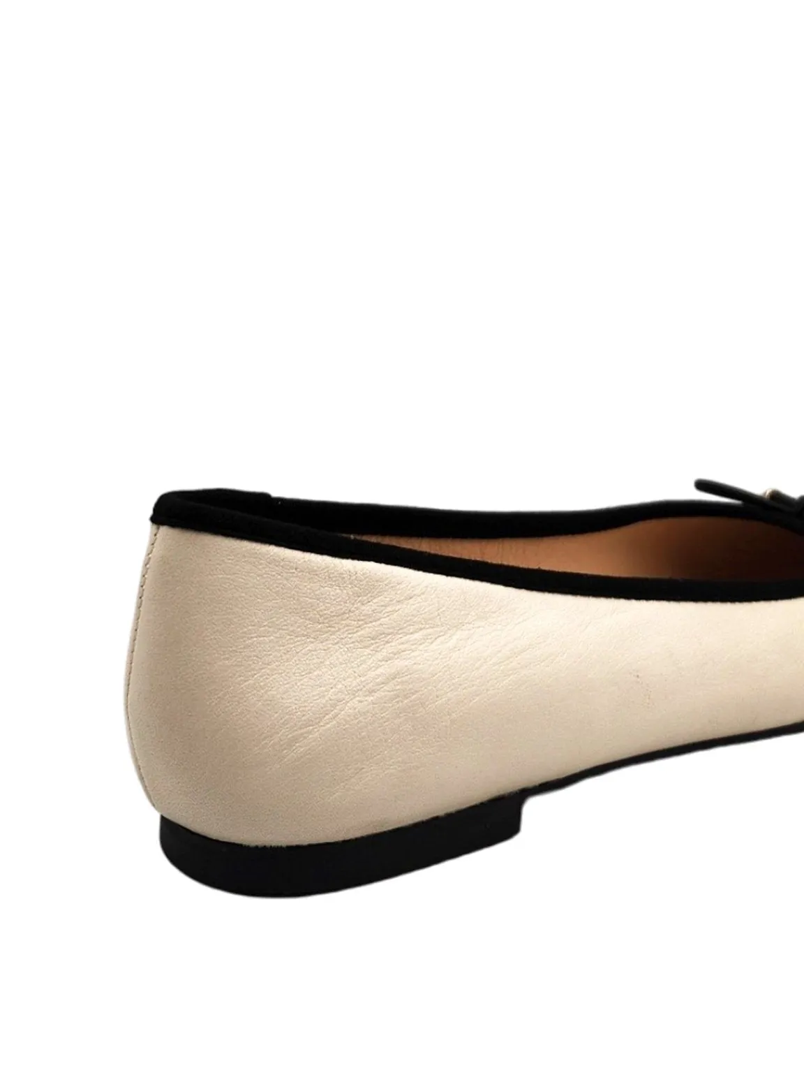 Sweet Carolyn Contrast Toe Flats