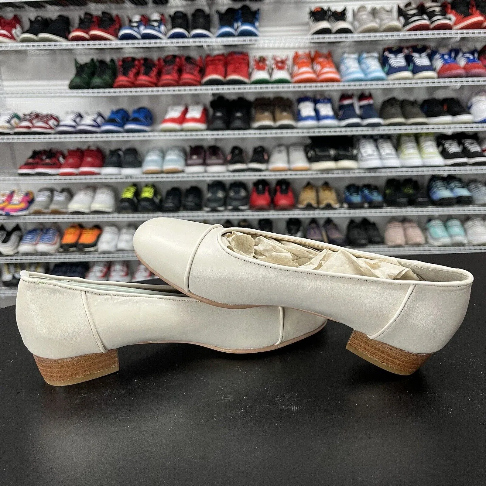 Vtg Lord and Taylor Women's Party Heel Fine Leather Upper Size 7 M
