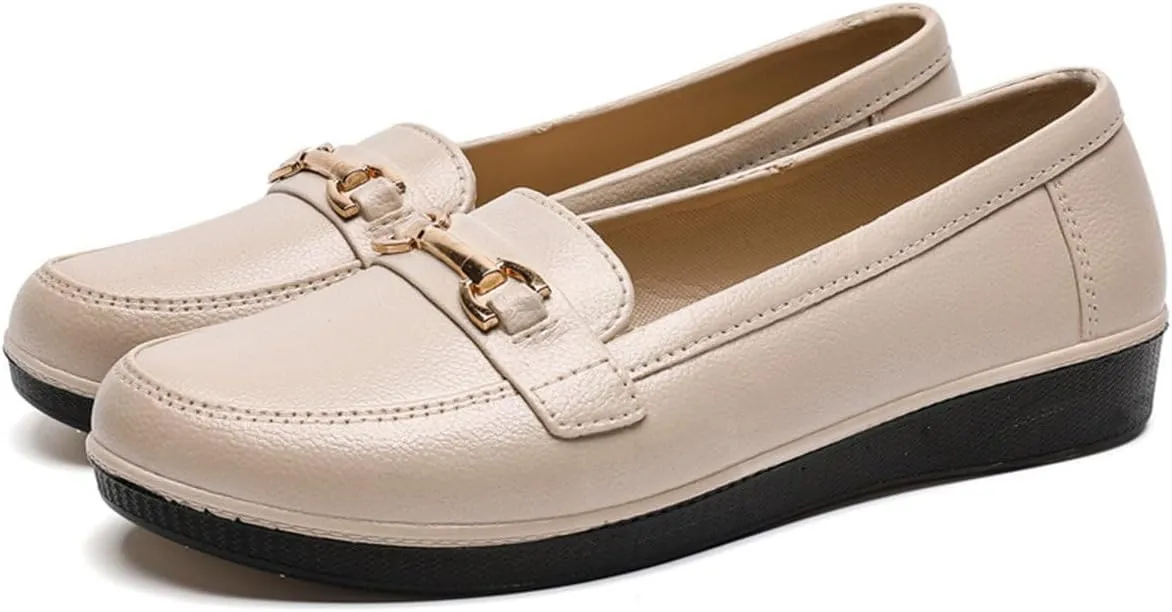 Women's Loafers, Slip-on, Non-Slip, Comfortable Shoes for Driving, Walking and Working, Lightweight Breathable Shoes